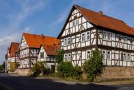 Wohnen mal anders – Half timbered houses in the village of Herleshausen in germany