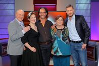 Meister des Alltags – v.li. Bodo Bach, Enie van de Meiklokjes, Christoph Sonntag, Alice Hoffmann und Florian Weber.