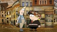 Unser Sandmännchen – Kalli-Früher lernt Justav und Pauline kennen.