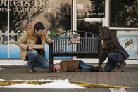 Resident Alien – L-R: Mayor Ben Hawthorne (Levi Fiehler), Max Hawthorne (Judah Prehn), Kate Hawthorne (Meredith Garretson)