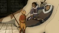 Avatar - Herr der Elemente – L-R: Aang, Katara, Sokka