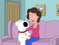 Family Guy – Brian (l.) schwebt im Siebten Himmel. Er hat sich in die fast 50 jährige Rita (r.) verliebt ...