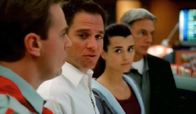 Navy CIS – Das Navy CIS-Team ermittelt (v.l.n.r.): Timothy McGee (Sean Murray), Anthony DiNozzo (Michael Weatherly), Ziva David (Cote de Pablo) und Leroy Jethro Gibbs (Mark Harmon)