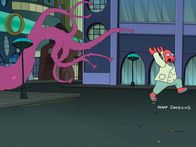 Futurama – Die Anomalie sorgt für allerlei Chaos in Neu New York, was Zoidberg am eigenen Leib spüren muss ...