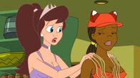 Drawn Together – L-R: Princess Clara, Foxxy Love