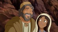 Chi Rho - Das Geheimnis – Abraham und seine Frau Sara wollen in das Gelobte Land.