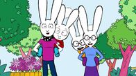 Simon – Der Wettlauf zwischen dem Team von Simon (2.v.l.) und seiner Mama (l.) und dem Team von Ferdinand (2.v.r.) und dessen Mama (r.) ist ein Kopf-an-Kopf-Rennen.