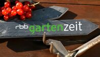 rbb Gartenzeit – rbb Fernsehen RBB GARTENZEIT SPEZIAL, "BUGA 2015 in der Havelregion" Uhr. Logo der Sendung.