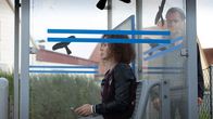 Tatort – 'Der Wikinger' (Mirco Kreibich) bedrängt eine junge Frau (Marie Bauer)