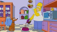 Die Simpsons – Knecht Ruprecht (l.); Homer (r.)