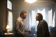 True Nightmares – John Willis (Chris Moss) and Eli Ryan (Tony Haig) discuss the Hammersmith Ghost.