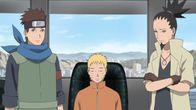 Boruto – L-R: Konohamaru, Naruto und Shikamaru