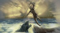Mythen und Monster – In Europa gibt es mehrere Helden-Sagen, in denen tapfere Ritter böse Drachen töten. Zu den frühesten gehört die Sage von Siegfried und dem Drachen Fafnir.