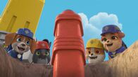 Rubble und Crew – v.li.: Wheeler, Charger, Rubble, Mix