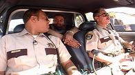 Reno 911! – L-R: Deputy S. Jones (Cedric Yarbrough), Timpathy the Criminal (DeRay Davis), Deputy James Garcia (Carlos Alazraqui)