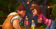 Peter Pan - Neue Abenteuer – In Nimmerland fordert Chubs die Darling-Kinder Wendy, John und Michael zu einem Backwettbewerb heraus.