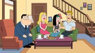 American Dad! – L-R: Stan, Francine, Hayley, Matt Davis