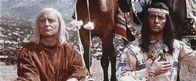 Winnetou I – Klekih-petra (Hrvoje Svob, l.); Winnetou (Pierre Brice, r.)