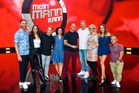Mein Mann kann – v.l.n.r.) Daniel Boschmann; Amira Pocher; Oliver Pocher; Alexandra Legat; Thorsten Legat; Stefan Effenberg; Claudia Effenberg; Christiane Zimmermann; Niko Kappel