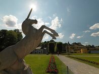 Auch das ist Österreich – Hellbrunn; Hellbrunn während eines Fotoshootings für "Das ist Österreich", Salzburg am 09-06-2023