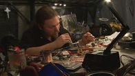Alaskan Bush People – Noah Brown tinkering with his newest invention, a bear alarm.