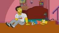 Die Simpsons – Grayson Mathers (l.); Bart (r.)