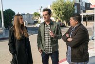 Modern Family – L-R: Gloria Delgado-Pritchett (Sofía Vergara), Phil Dunphy (Ty Burrell), Manny Delgado (Rico Rodriguez)