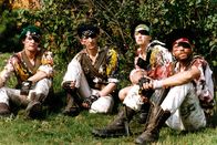 Muttertag – v.li.: Stadtindianer (Alexander Biedermann), Stadtindianer (Günther Paal), Stadtindianerin (Karoline Schellenberg), Stadtindianer (Boris Borutta).