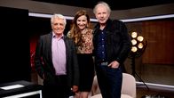 Bauerfeind – Moderatorin Katrin Bauerfeind mit Ihren Gästen: Henry Hübchen und Leander Haußmann (r)