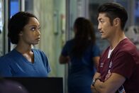 Chicago Med – L-R: April Sexton (Yaya DaCosta), Ethan Choi (Brian Tee)