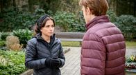 Sturm der Liebe – Lale (Yeliz Simsek, l.) und Theo (Lukas Leibe, r.) sind sich einig, dass mit Stella etwas nicht stimmt.
