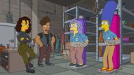 Die Simpsons – (v.l.n.r.) Erin; Bette; Sarah; Marge