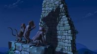 Das Dschungelbuch – Die Affen haben Angst vor dem Monster, das in der Nacht in den Kalten Höhlen herumspukt.