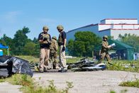 Mayday - Alarm im Cockpit – ONTARIO - RE-ENACTMENT - Investigator (played by Dmitry Chepovetsky) and his team (played by background performers) study the crash site. 