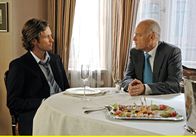 Rote Rosen – Werner (Jochen Kolenda, r.) stellt seinen Sohn Marc (Jan Hartmann, l.) zur Rede.