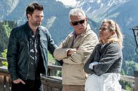 SOKO Kitzbühel – v.li.: Lukas Roither (Jakob Seeböck), Hannes Kofler (Heinz Marecek), Gräfin Schönberg (Andrea L'Arronge).