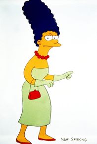 Die Simpsons – (4. Staffel) - Immer um Anstand und Sitte in der chaotischen Simpson-Familie bemüht: Mutter Marge.