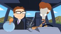 American Dad! – (v.l.n.r.) Klaus; Steve Smith; Roger