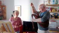 Lebenslinien – Maria und ihr Ehemann Fridolin zuhause in Landshut.