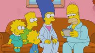 Die Simpsons – (v.l.n.r.) Lisa; Bart; Maggie; Marge; Homer