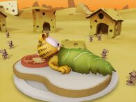 The Garfield Show – Garfield fliegt in verschiedene fremde Welten, in denen er merkwürdigen bis schrecklichen Wesen begegnet.
