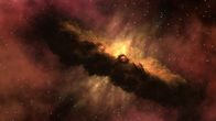 Spacetime – Diese Künstleranimation zeigt eine Darstellung der am weitesten verbreiteten Theorien zur Entstehung von Kometen. Kometen gehören zu den faszinierenden Himmelskörpern, die aus der Zeit der Entstehung unseres Sonnensystems stammen.