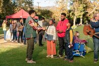 Black-ish – (v.li.): Marcus Scribner (Andre ‚Junior‘ Johnson jr.), Marsai Martin (Diane Johnson), Anthony Anderson (Andre ‚Dre‘ Johnson), Miles Brown (Jack Johnson).