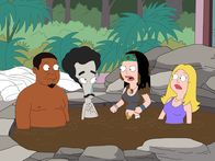 American Dad! – L-R: Ron, Roger, Hayley, Francine