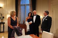Sturm der Liebe – (v.l.n.r.) Charlotte (Mona Seefried); Doris (Simone Ritscher); Werner (Dirk Galuba); Julius (Michele Oliveri)