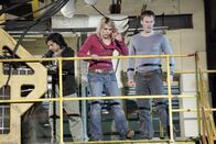 Doctor Who – L-R: Danny Bartock (Ronny Jhutti), Rose (Billie Piper), Toby Zed (Will Thorp)