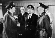 Zur See – v.li.: Erik S. Klein, Günter Naumann, Horst Drinda, Norbert Christian.