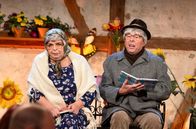 Comedy Scheune – v.l.n.r: Hillu Stoll und Franz Auber (Hillu’s Herzdropfa)