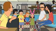 Bob's Burgers – v.li.: Sylvester, Tina, Gene, Rudy, Louise, Bob, Linda