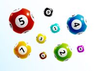 Eurodreams – Illustration of ball lottery numbers 3d